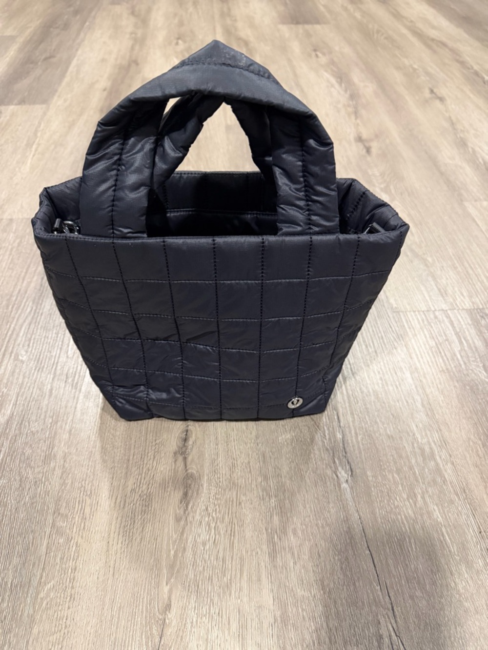lululemon athletica Quilted Black Puffer Tote